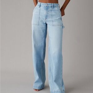American Eagle Outfitters Light Blue Flare Jeans